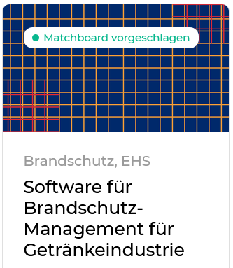 Beispiel Software Matching: Brandschutz Software