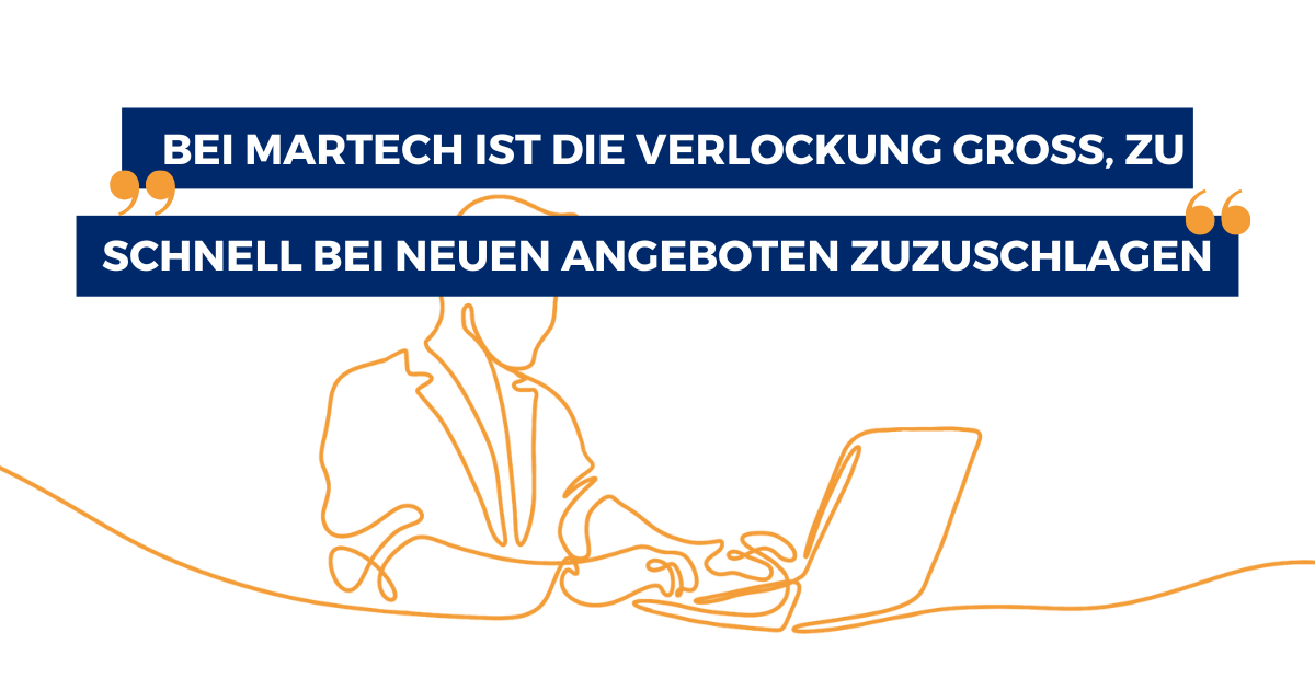 Fehler-Martech-Stack