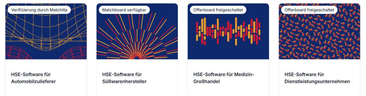 HSE Software: Beispiele für Matchanfragen
