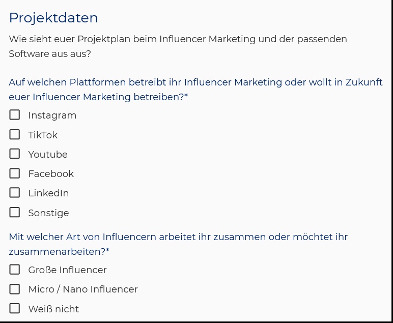 Influencer Marketing Software Anbieter Matchassistant