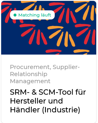 SRM-SCM-Software-handel Matching einer SRM-Software