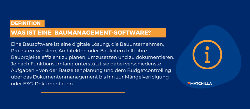 Was ist eine Baumanagement Software?